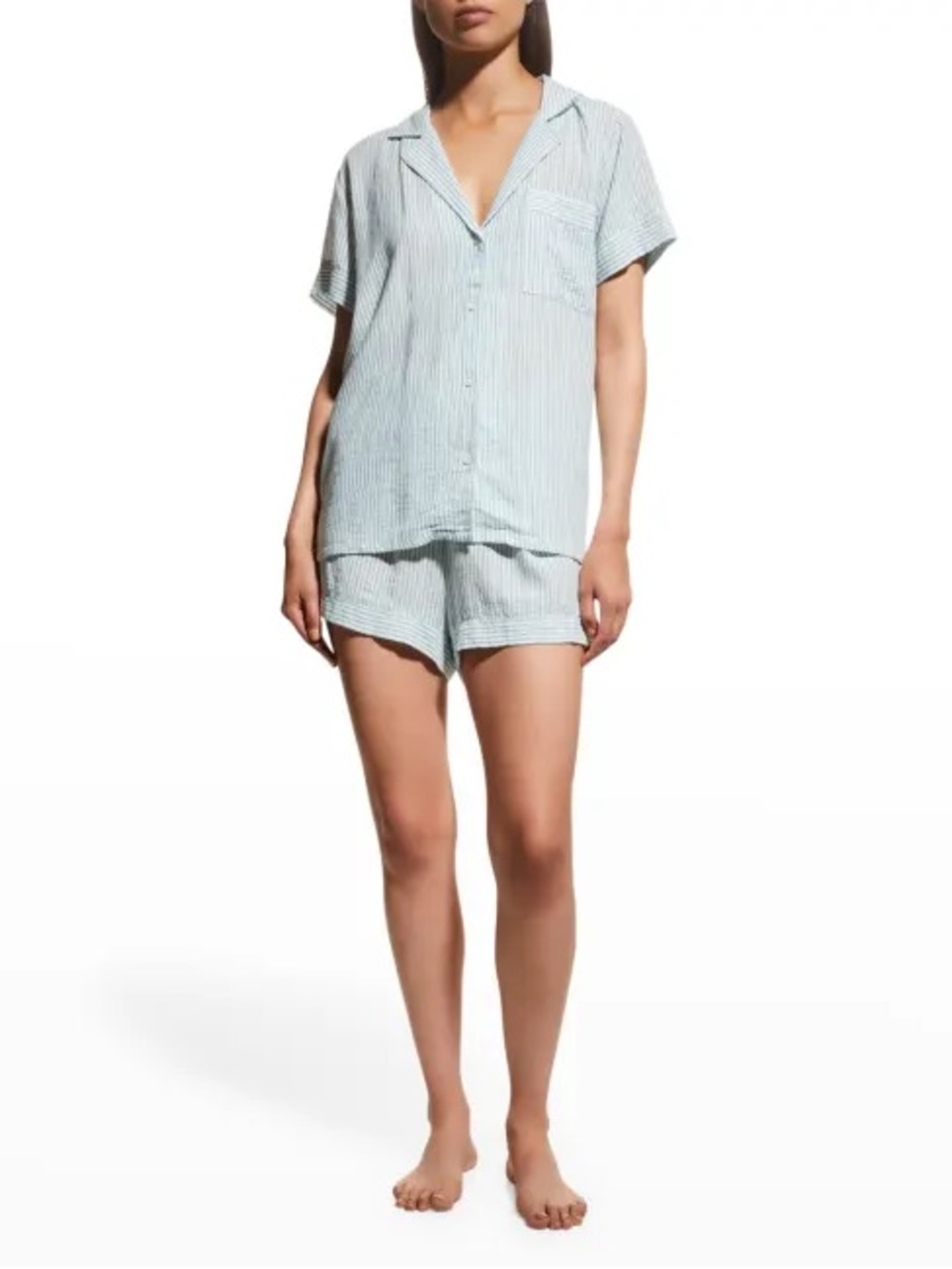 Eberjey Nautico Short Striped Pajama Set